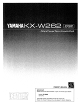 Yamaha KX-W262 Manual do proprietário