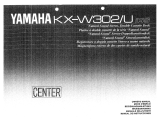 Yamaha KX-W302 Manual do proprietário