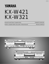 Yamaha KX-W321 Manual do usuário