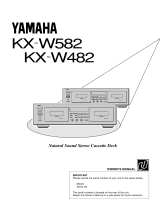 Yamaha KX-W482 Manual do usuário