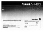 Yamaha M-85 Manual do proprietário