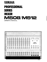 Yamaha M512 Manual do proprietário