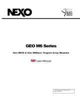 Yamaha Geo M6 Series Manual do usuário