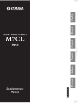 Yamaha M7CL V2.0 Manual do usuário