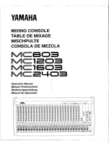 Yamaha MC1203 Manual do usuário