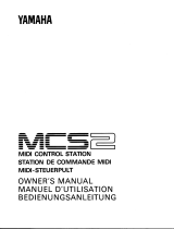 Yamaha MCS2 Manual do proprietário