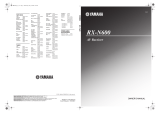 Yamaha RX-N600 Manual do usuário