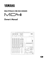 Yamaha MD4 Manual do usuário