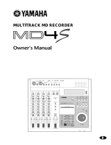 Yamaha MD4S Manual do usuário