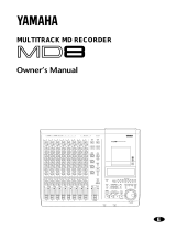 Yamaha MD8 Manual do usuário