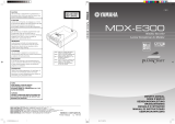 Yamaha MDX-E300 Manual do usuário