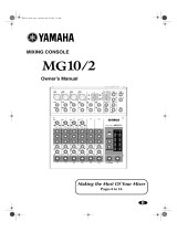 Yamaha MG10/2 Manual do usuário