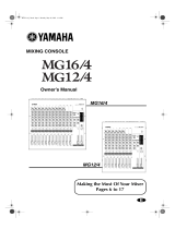 Yamaha MG16 Manual do usuário