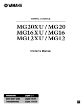 Yamaha MG12XU 12 Channel Stereo USB Mixer Manual do proprietário