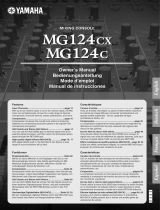 Yamaha mg124c compact mengpaneel met 12 kanalen Manual do usuário