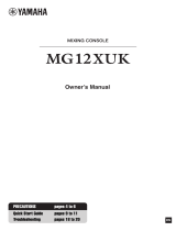 Yamaha MG12XUK Manual do proprietário