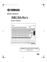 Yamaha MG16XU Manual do usuário