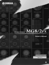 Yamaha MG8/2FX Manual do proprietário