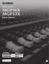 Yamaha MGP12X Manual do usuário