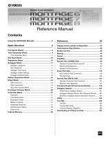 Yamaha MONTAGE6 Manual do usuário