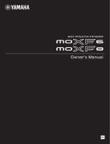 Yamaha MOXF6/MOXF8 Manual do usuário