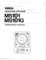 Yamaha MS101G Manual do proprietário