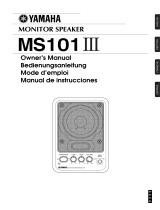 Yamaha MS101III Manual do proprietário