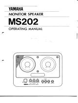 Yamaha MS202 Manual do proprietário