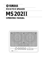 Yamaha MS202II Manual do usuário