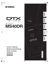 Yamaha MS40DR Manual do usuário