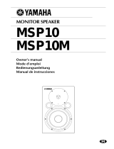 Yamaha MSP10 Manual do usuário
