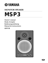 Yamaha MSP3 Manual do usuário