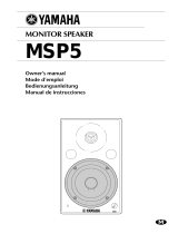 Yamaha MSP5 STUDIO Manual do proprietário