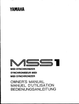 Yamaha MSS1 Manual do proprietário
