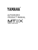 Yamaha MT2X Manual do proprietário