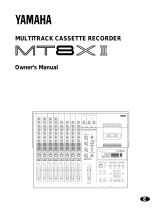 Yamaha MT8X Manual do usuário