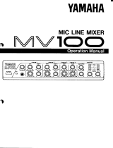 Yamaha MV100 Manual do proprietário