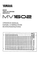 Yamaha MV1602 Manual do proprietário
