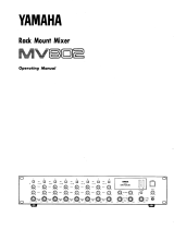Yamaha MV802 Manual do proprietário