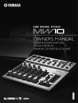 Yamaha MW10 Manual do usuário