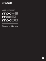 Yamaha MX61 Manual do usuário