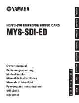 Yamaha MY8-SDI-ED Manual do proprietário