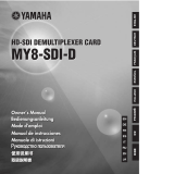 Yamaha MY8-SDI-D Manual do usuário