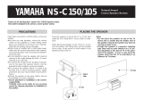Yamaha NS-105 Manual do usuário