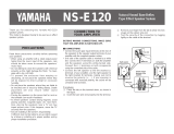 Yamaha NS-E120 Manual do proprietário