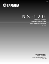 Yamaha NS-120 Manual do usuário