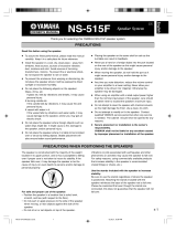 Yamaha NS-515F Manual do usuário