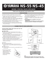 Yamaha NS-C55 Manual do usuário