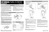 Yamaha NS-C300 Manual do proprietário