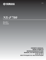 Yamaha NS-F700 Manual do usuário